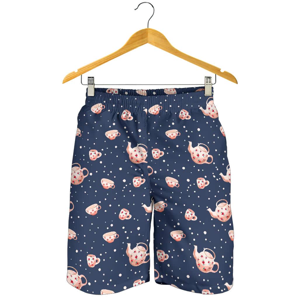 Tea Pots Pattern Print Design 04 For Men Women Kid Shorts