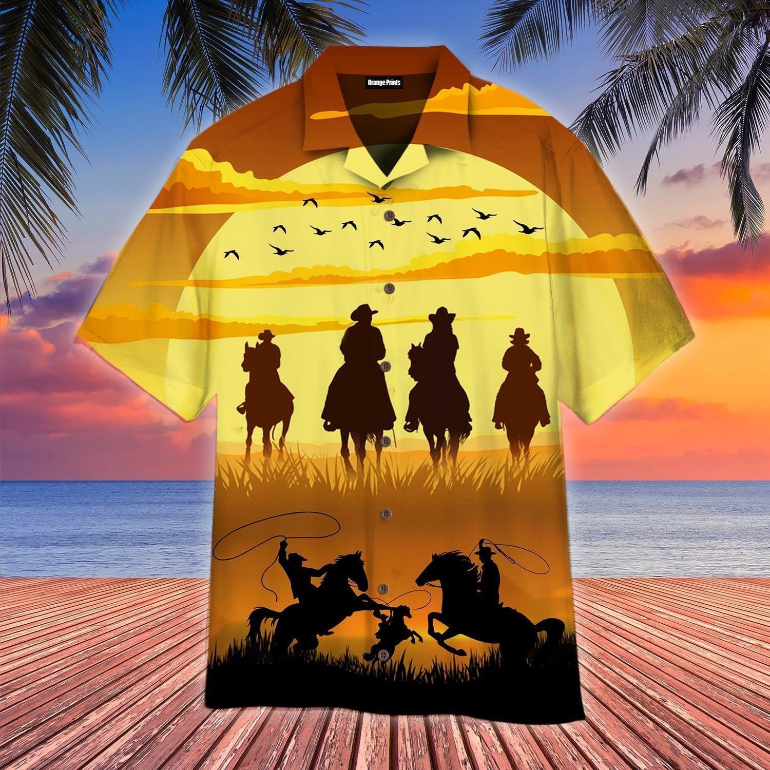 Team Roper Cowboy Trendy Hawaiian Shirt For