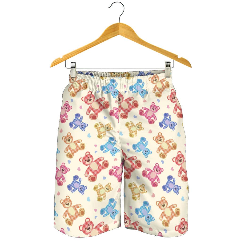 Teddy Bear Pattern Print Design 05 For Men Women Kid Shorts