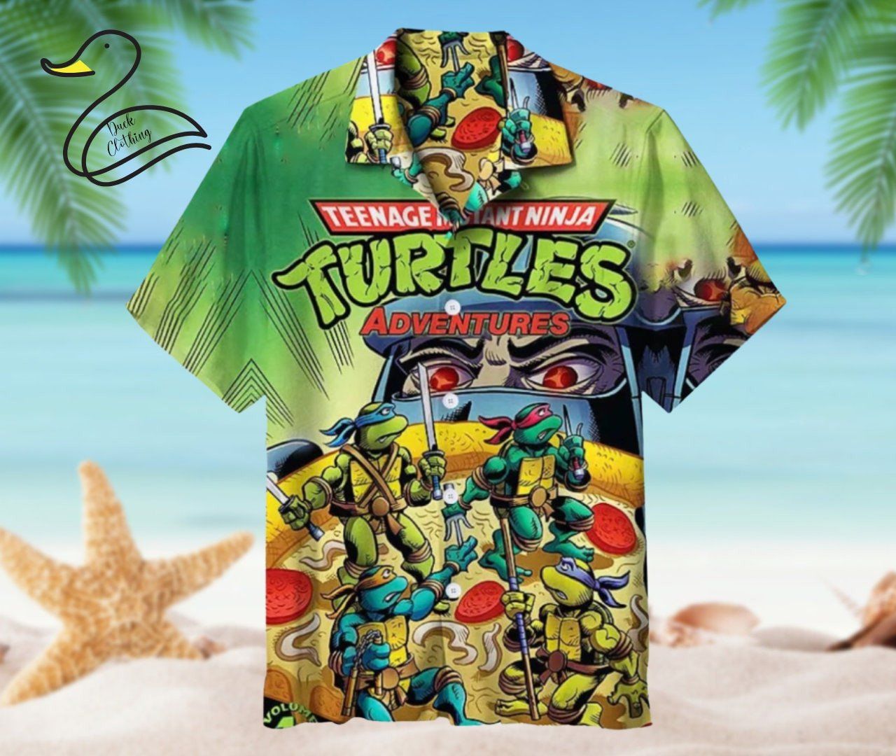 Teenage Mutant Ninja Turtles Adventures Hawaiian Shirt