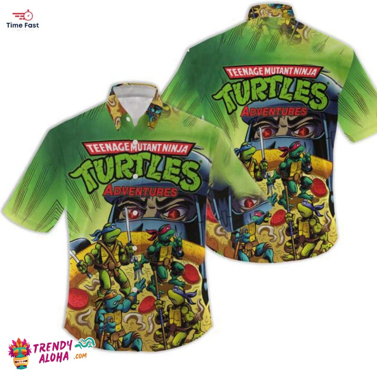 Teenage Mutant Ninja Turtles Quest Themed Hawaiian Shirt Unique