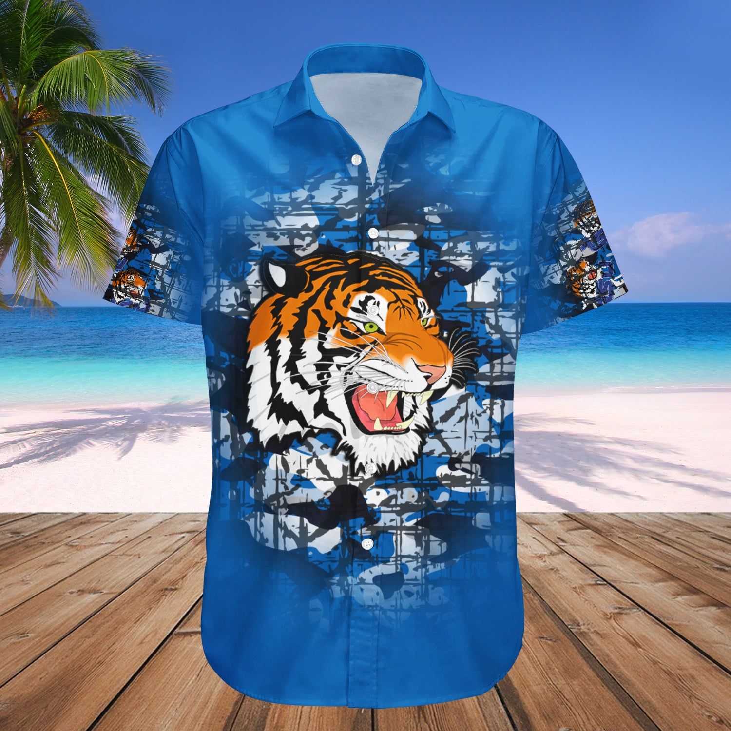 Tennessee State Tigers Hawaii Shirt Camouflage Vintage – NCAA