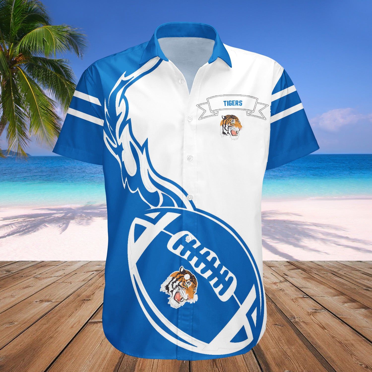 Tennessee State Tigers Hawaii Shirt Flame Ball – NCAA