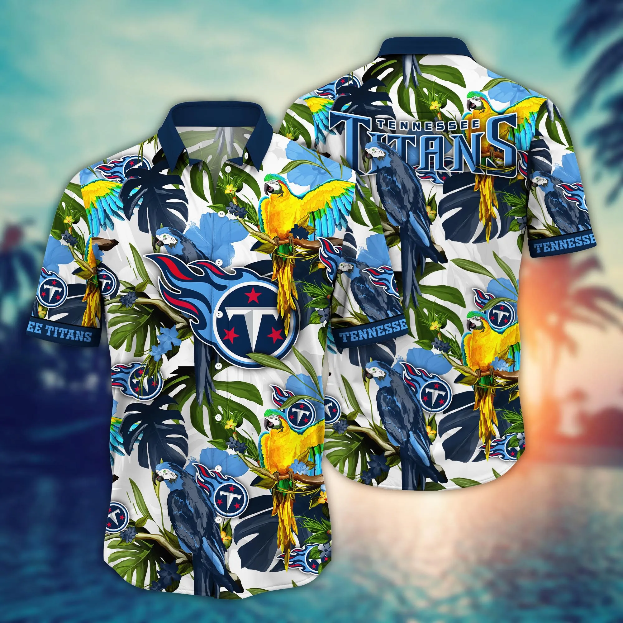 Tennessee Titans NFL Hawaiian Shirt Dry Seasontime Aloha Shirt