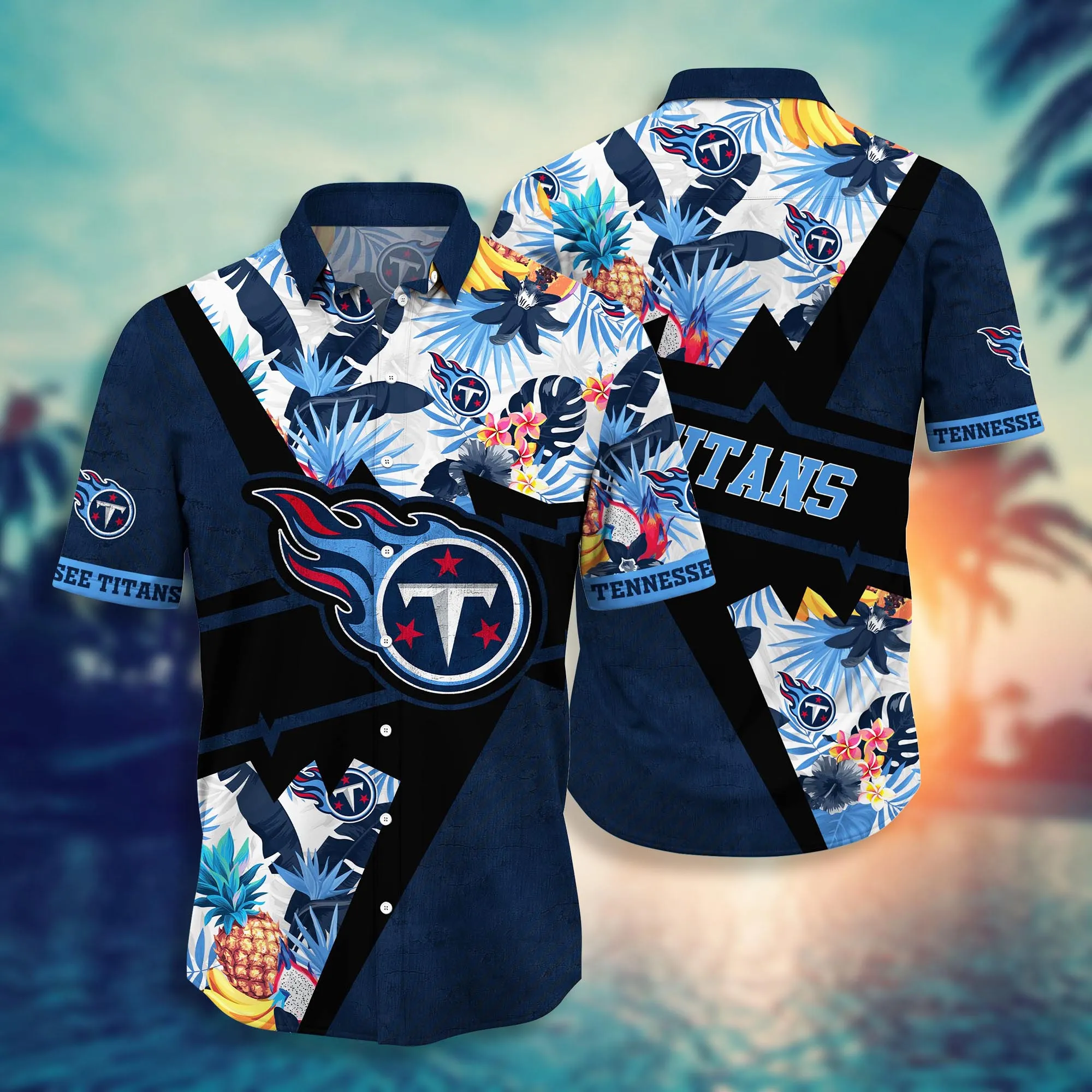 Tennessee Titans NFL Hawaiian Shirt Garden Parties Aloha Shirt Tennessee Titans NFL Hawaiian Shirt Garden Parties Aloha Shirt