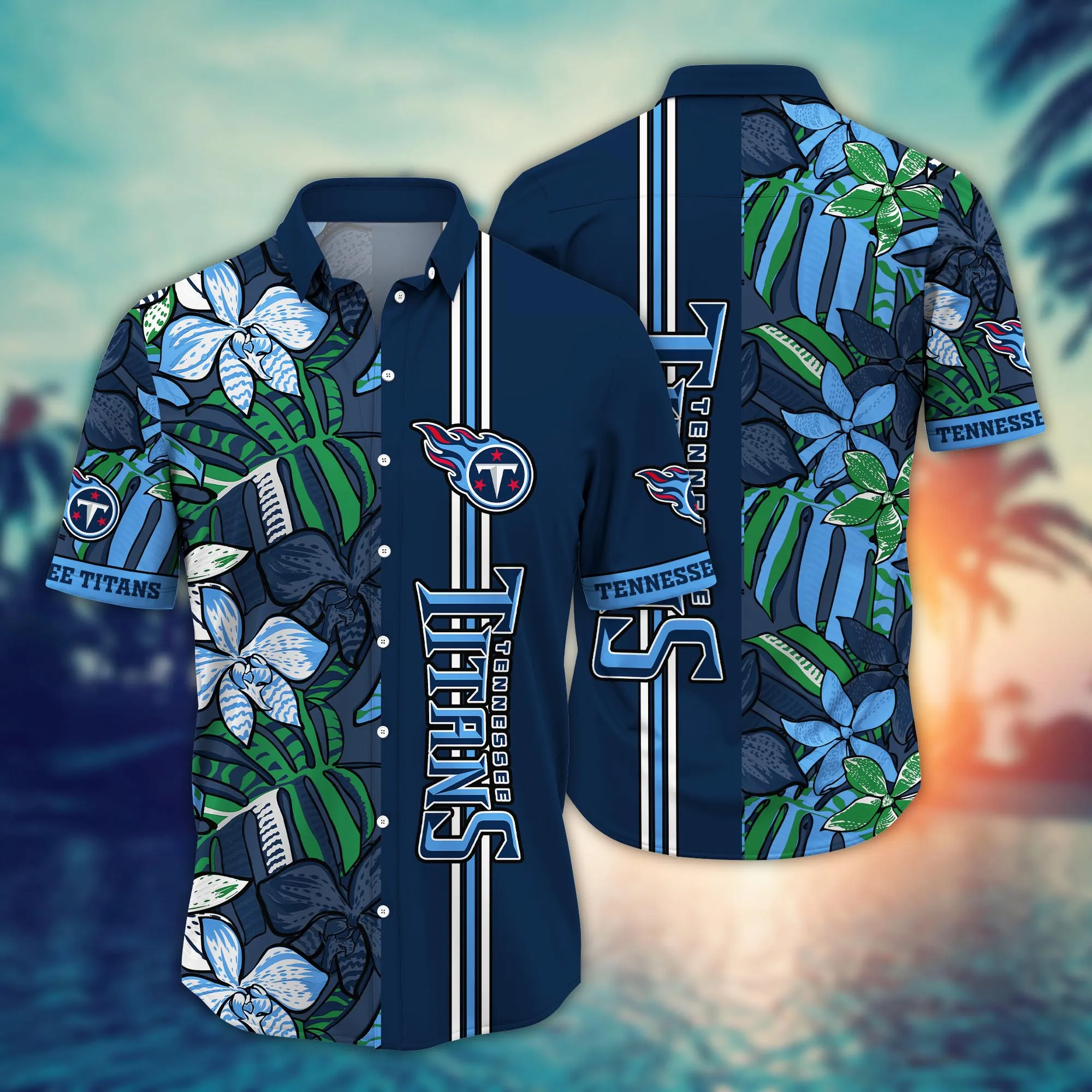 Tennessee Titans NFL Hawaiian Shirt Pool Days Aloha Shirt