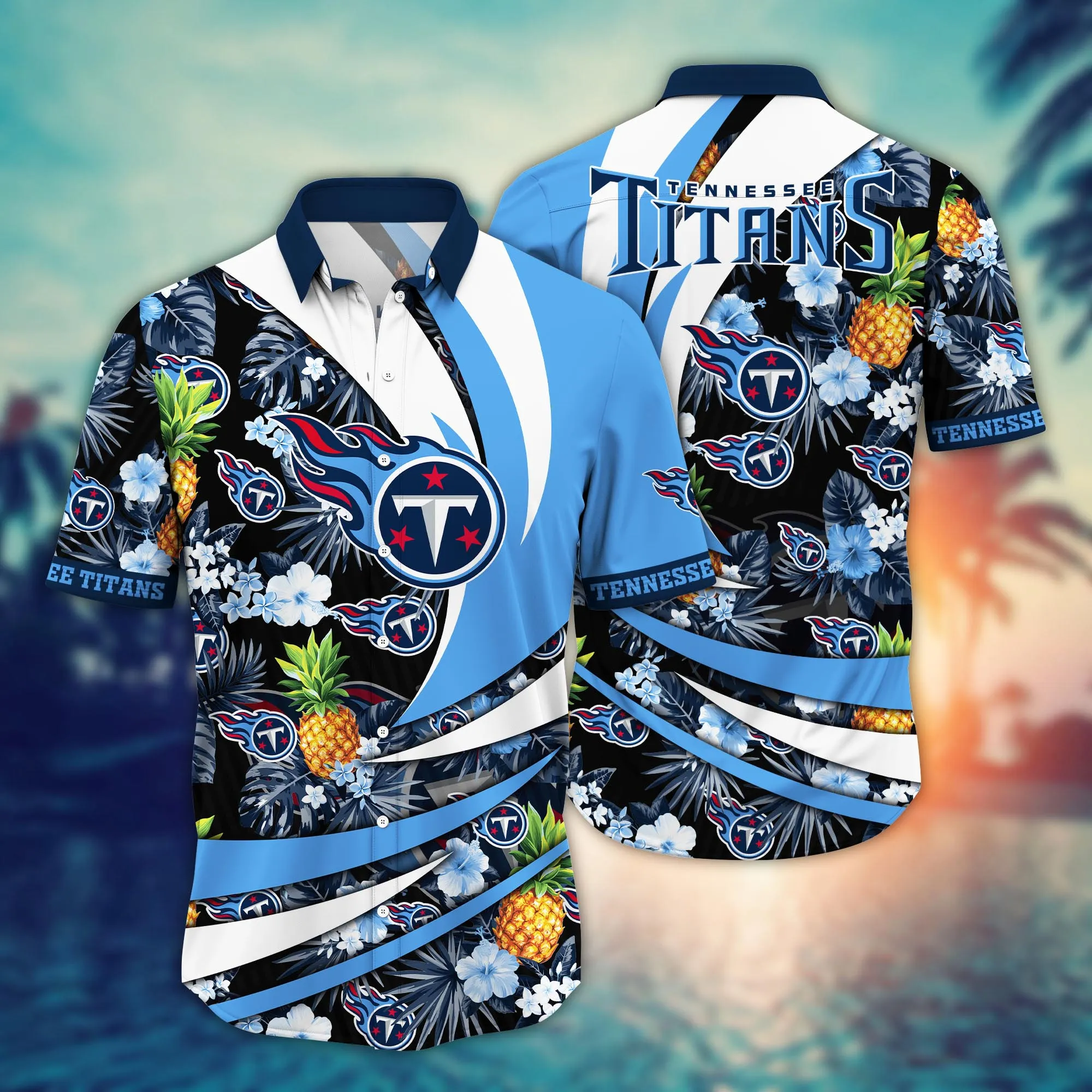 Tennessee Titans NFL Hawaiian Shirt Solstice Aloha Shirt Tennessee Titans NFL Hawaiian Shirt Solstice Aloha Shirt