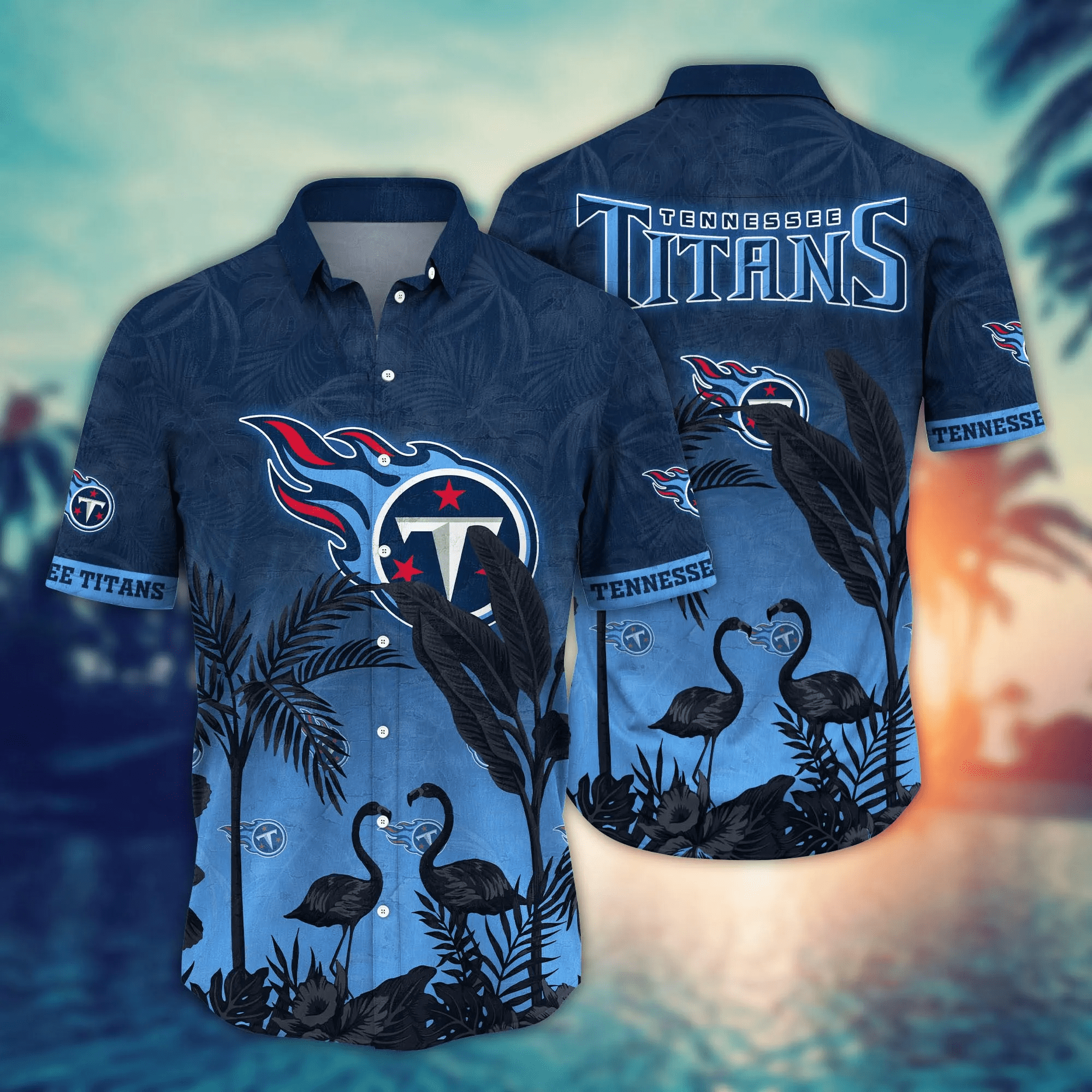 Tennessee Titans NFL Hawaiian Shirt Vacation Spotstime Aloha Shirt Tennessee Titans NFL Hawaiian Shirt Vacation Spotstime Aloha Shirt