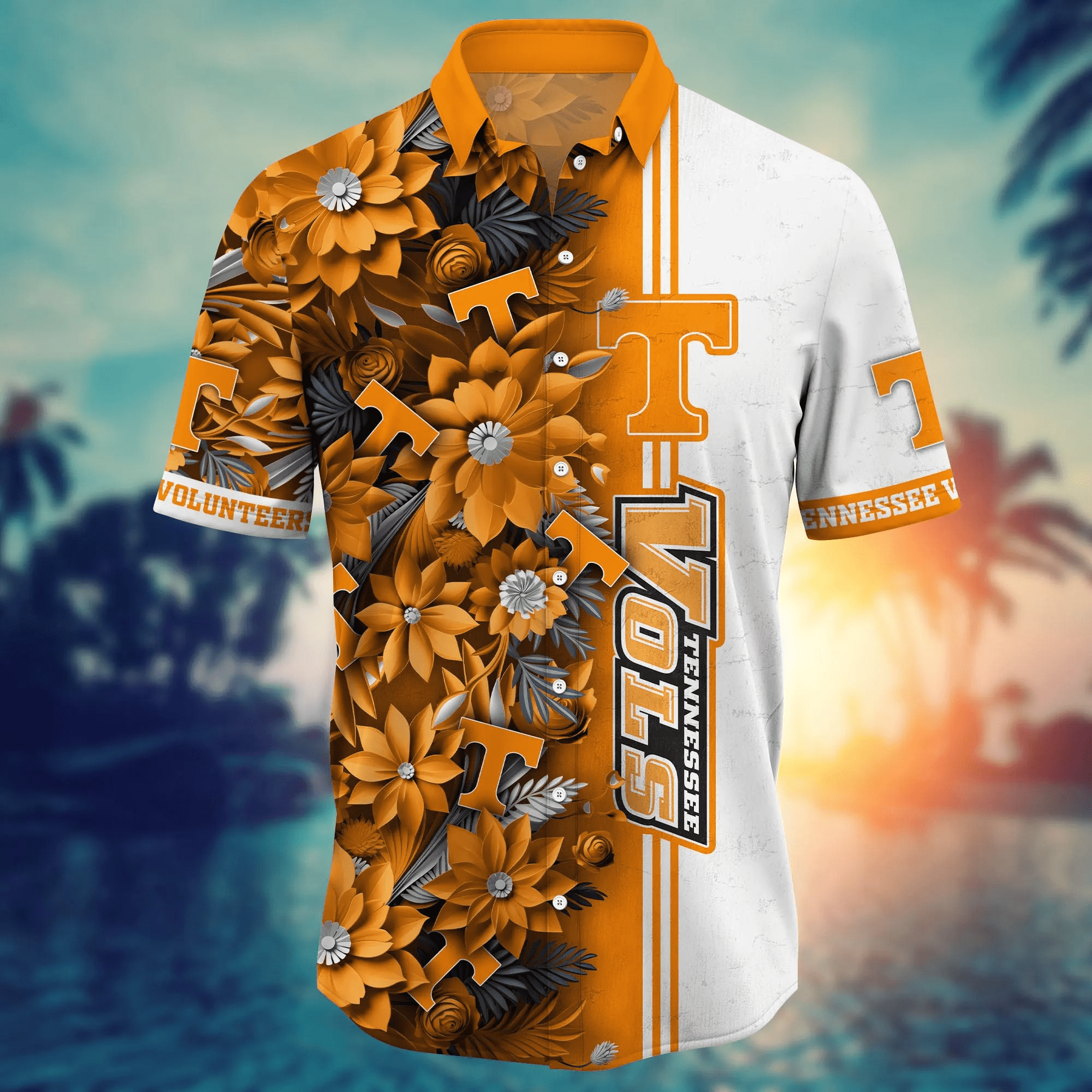 Tennessee Volunteers NCAA Hawaiian Shirt Custom Hammocks Aloha Shirt