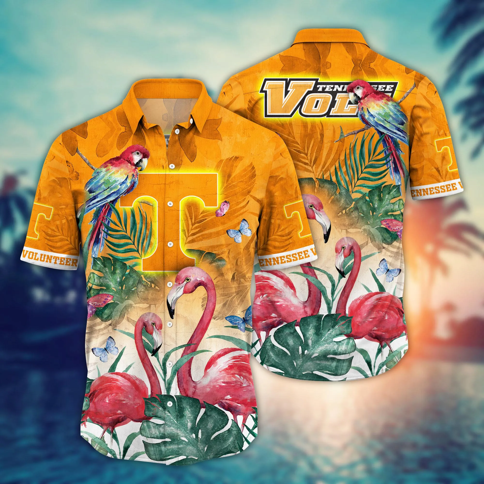 Tennessee Volunteers NCAA Hawaiian Shirt Sandals Aloha Shirt Tennessee Volunteers NCAA Hawaiian Shirt Sandals Aloha Shirt