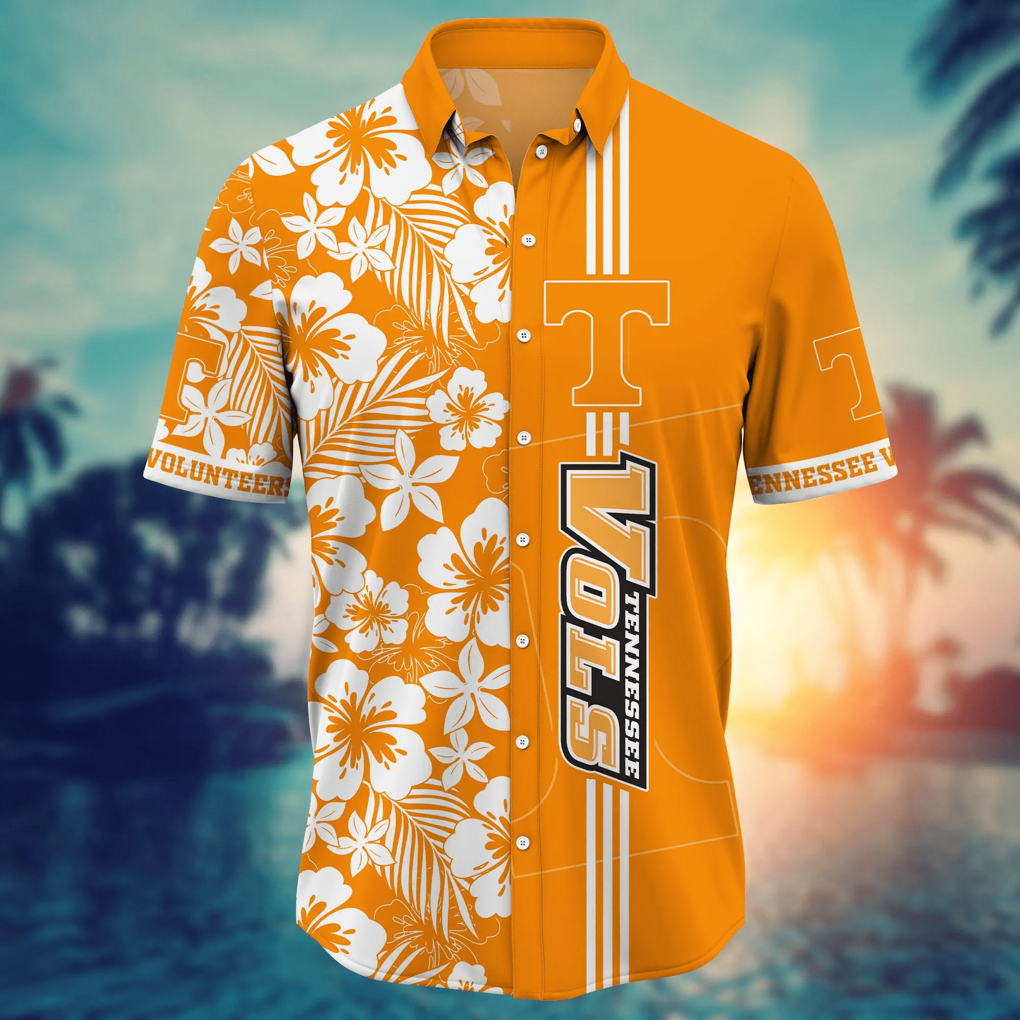 Tennessee Volunteers NCAA Hawaiian Shirt Starry Nightstime Aloha Shirt