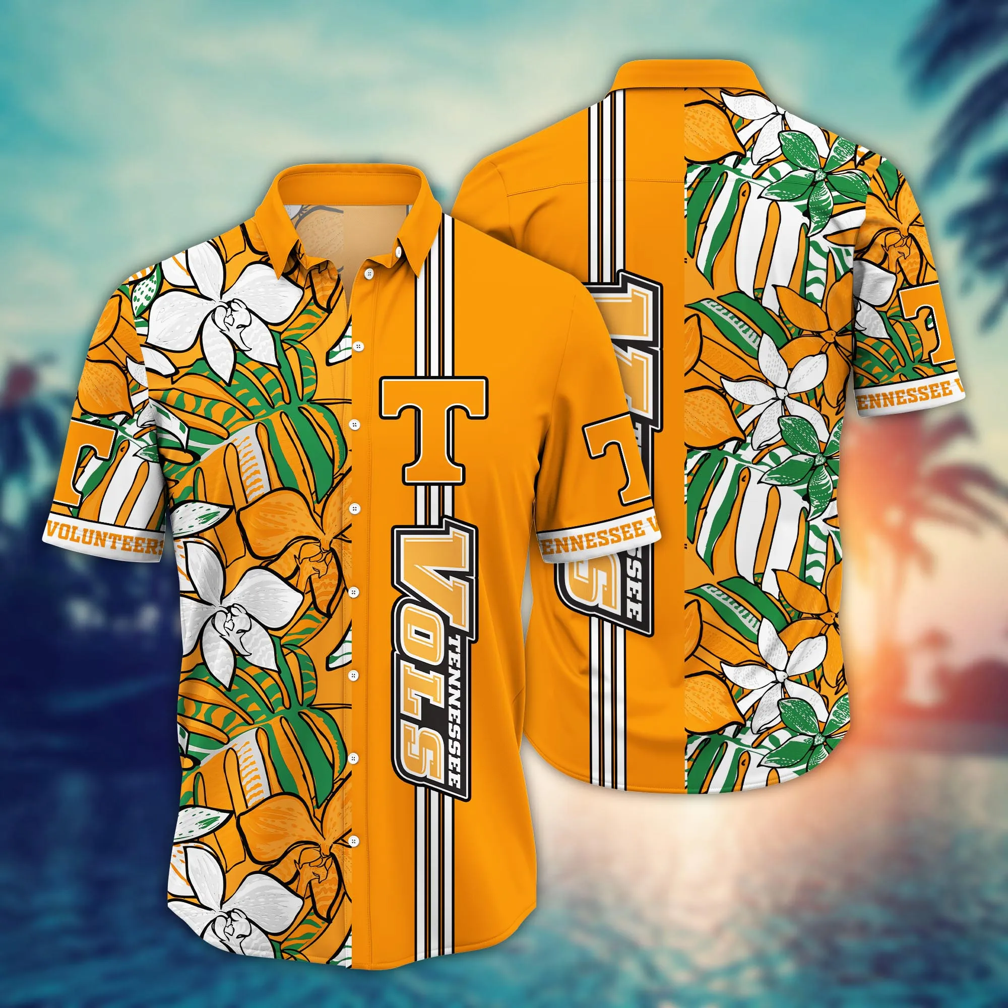 Tennessee Volunteers NCAA Hawaiian Shirt Sunning Association Aloha Shirt