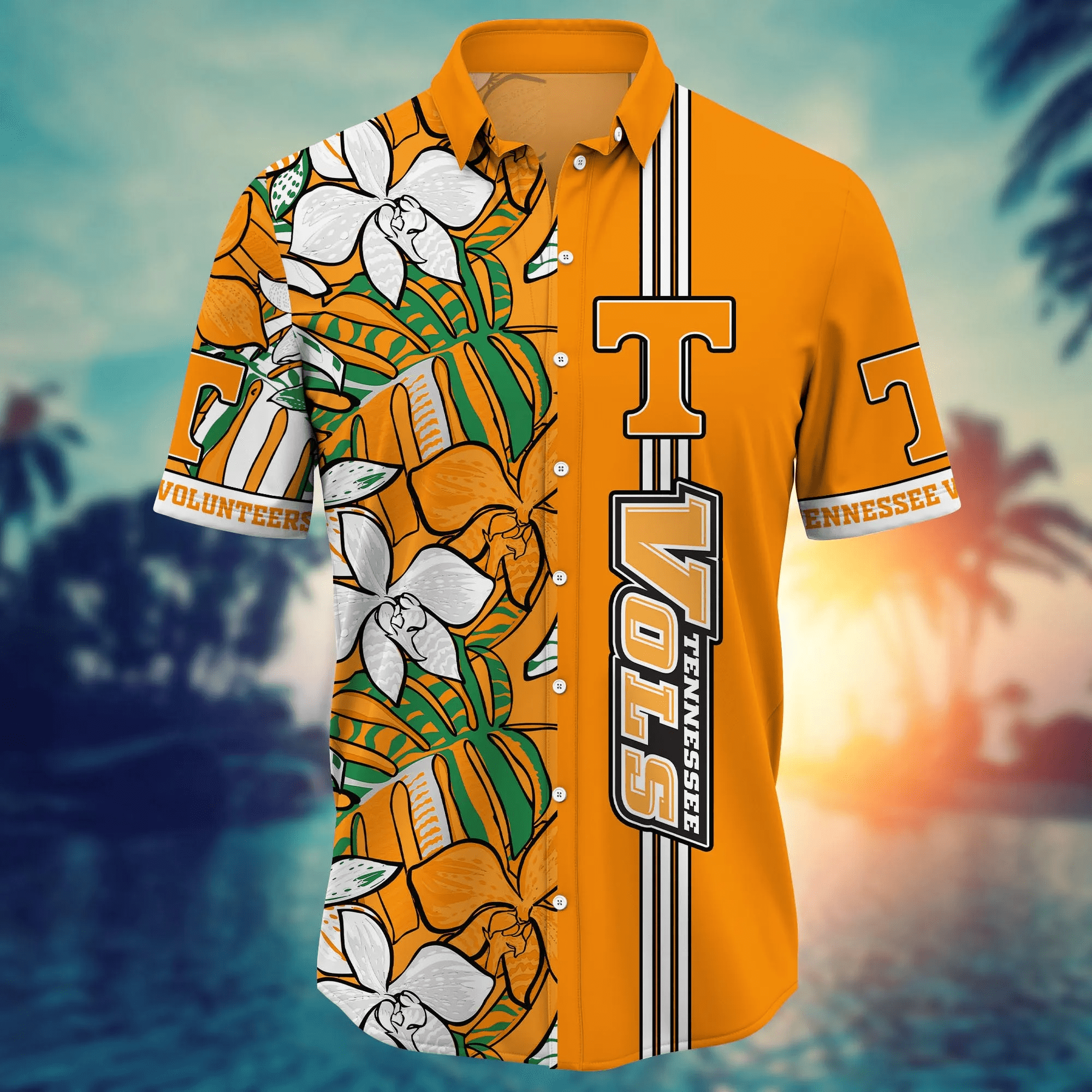 Tennessee Volunteers NCAA Hawaiian Shirt Sunning Association Aloha Shirt