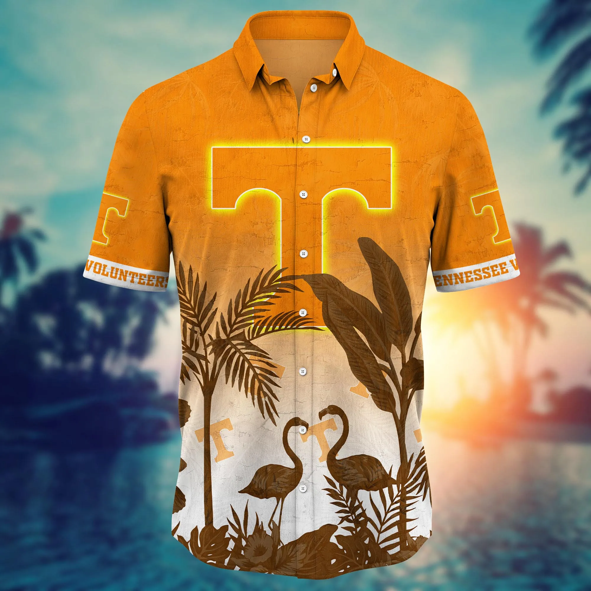 Tennessee Volunteers NCAA Hawaiian Shirt Tanningtime Aloha Shirt