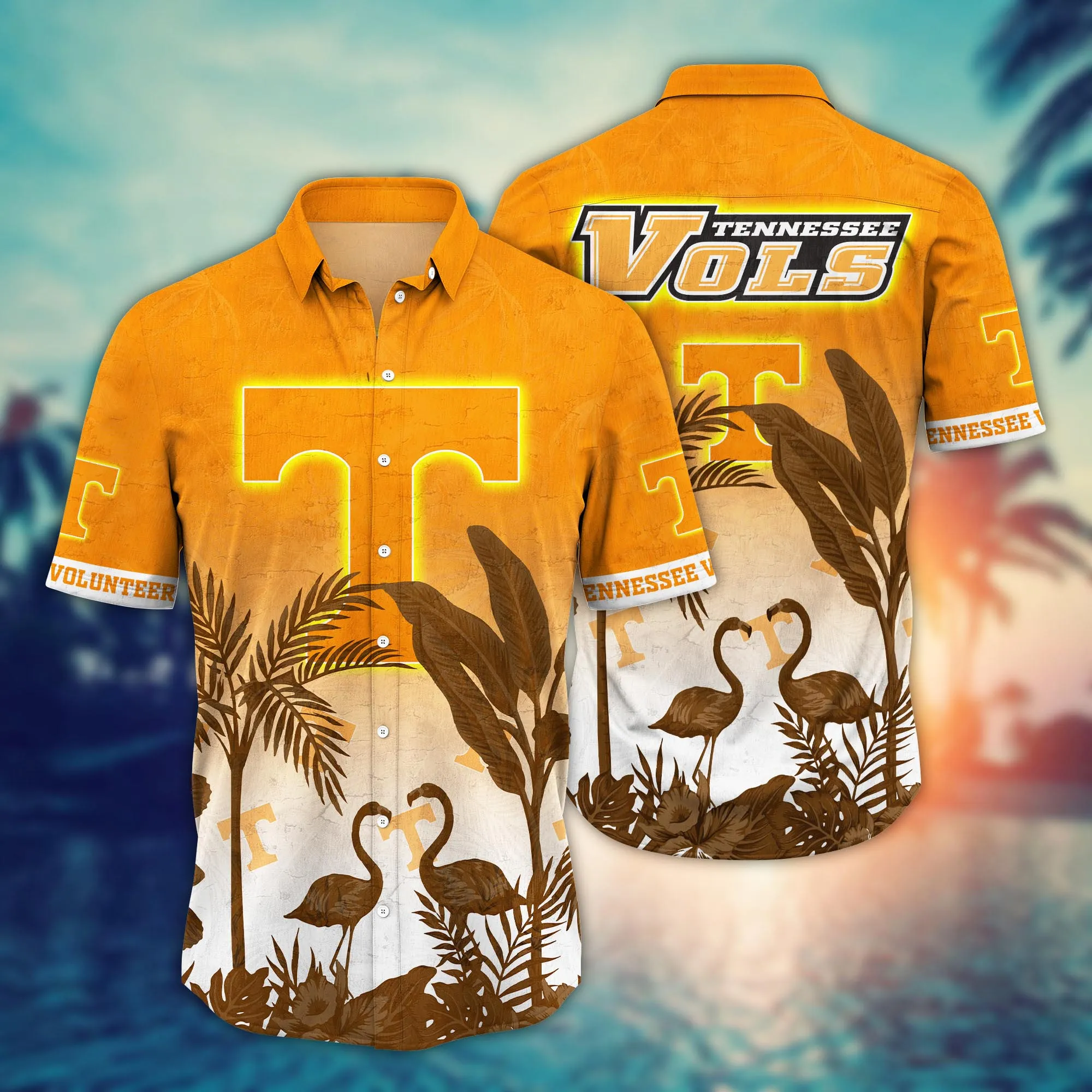 Tennessee Volunteers NCAA Hawaiian Shirt Tanningtime Aloha Shirt