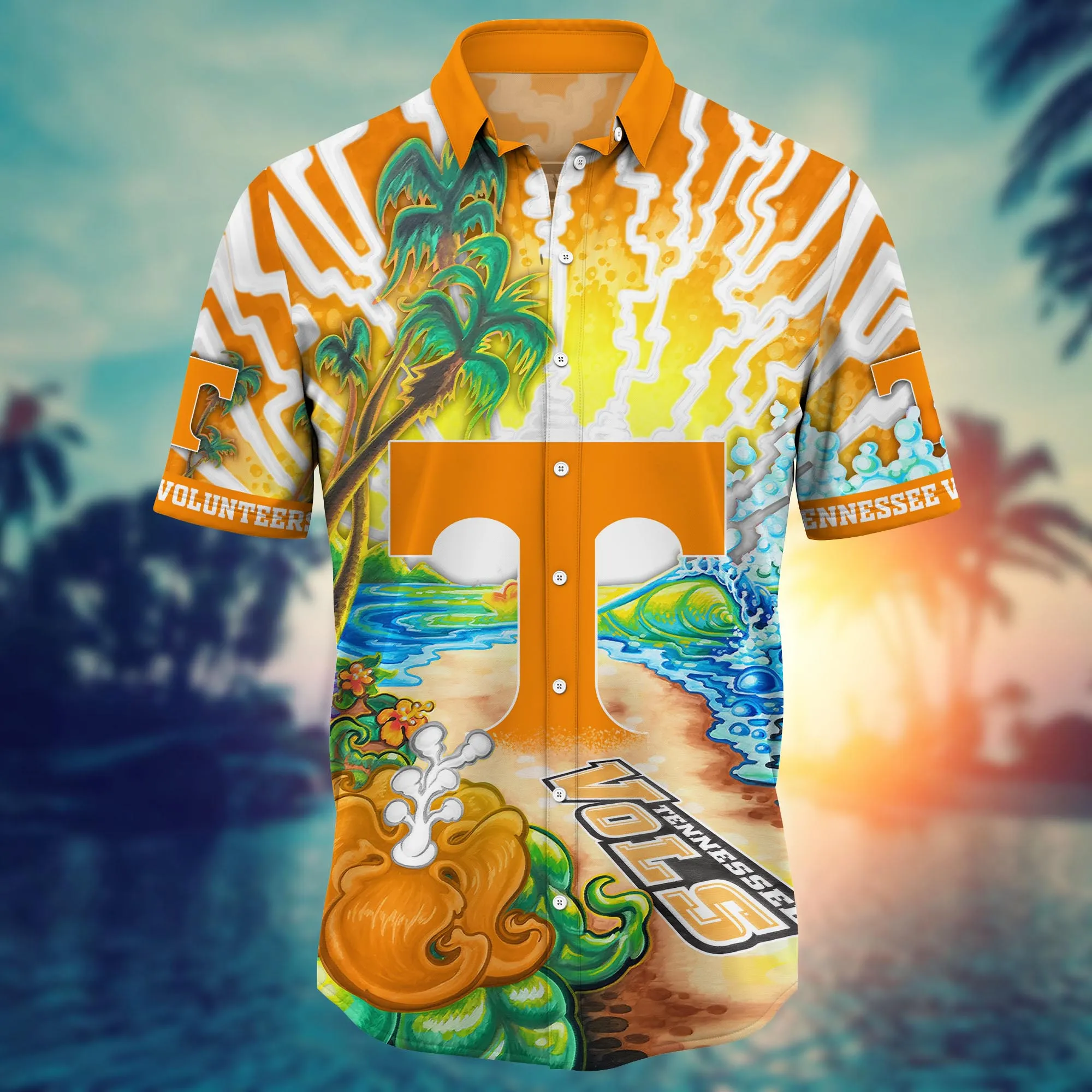 Tennessee Volunteers NCAA Hawaiian Shirt Vacationtime Aloha Shirt