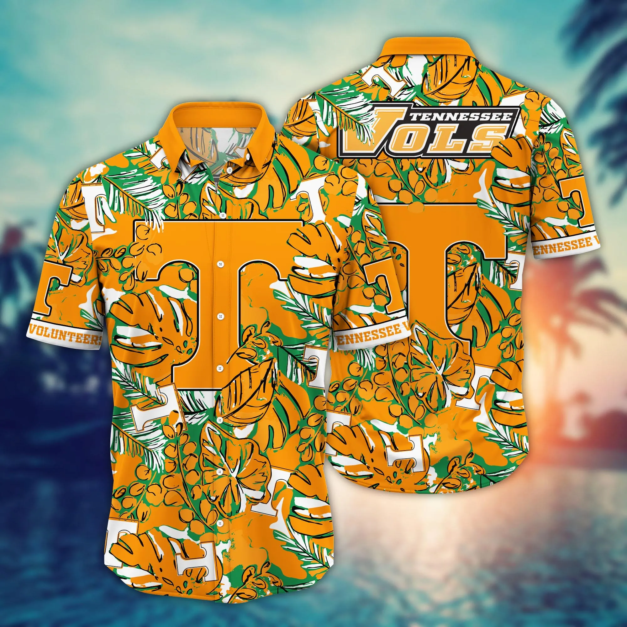 Tennessee Volunteers NCAA Hawaiian Shirt Warm Season Aloha Shirt Tennessee Volunteers NCAA Hawaiian Shirt Warm Season Aloha Shirt