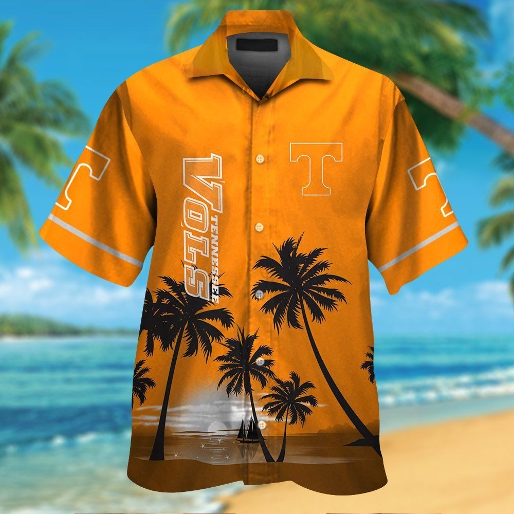Tennessee Volunteers Short Sleeve Button Up Tropical Hawaiian Shirt VER015