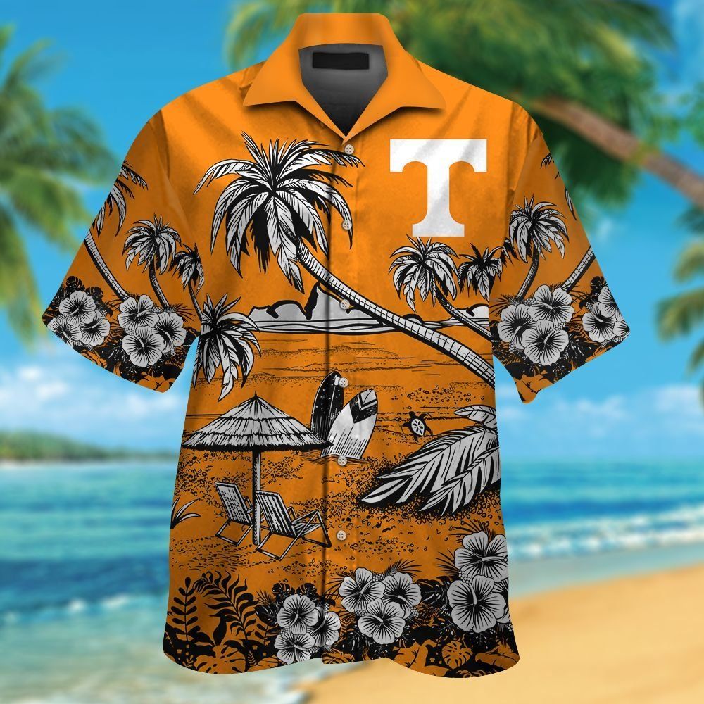 Tennessee Volunteers Short Sleeve Button Up Tropical Hawaiian Shirt VER017