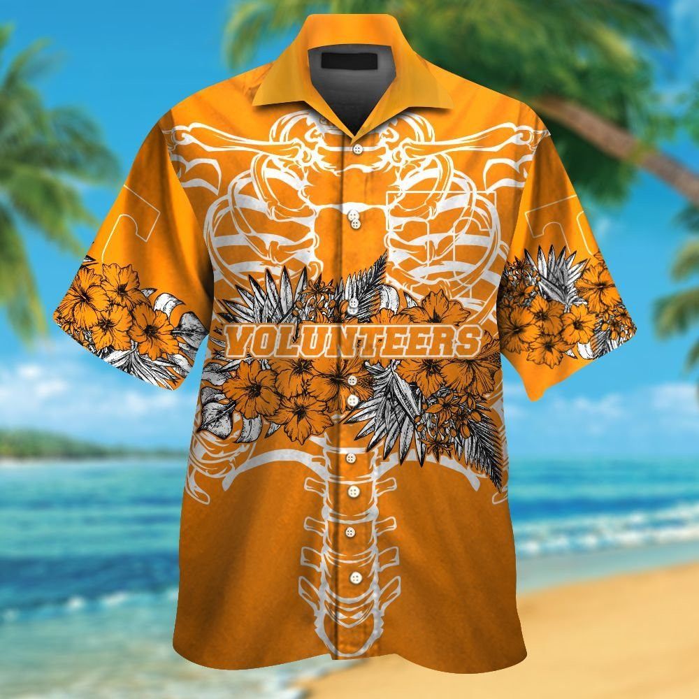 Tennessee Volunteers Short Sleeve Button Up Tropical Hawaiian Shirt VER020