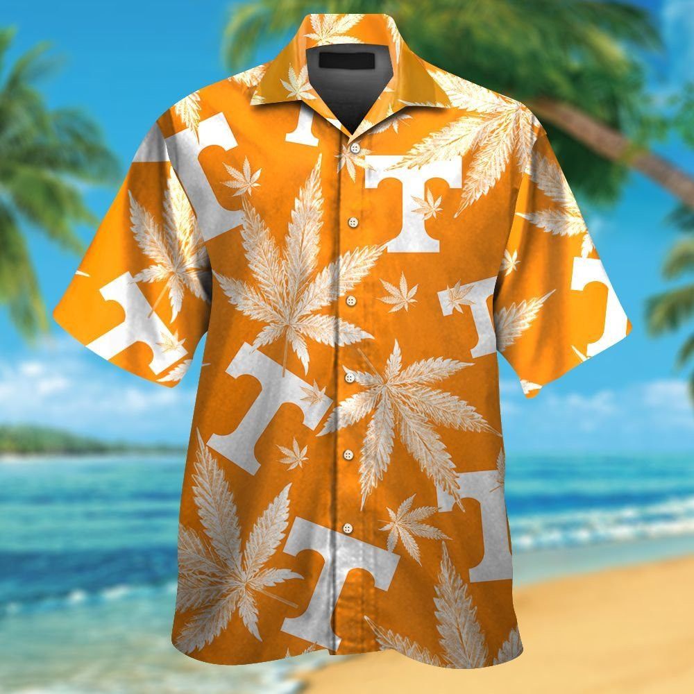 Tennessee Volunteers Short Sleeve Button Up Tropical Hawaiian Shirt VER021