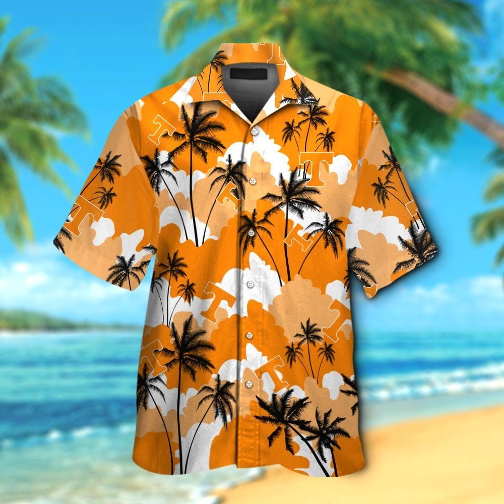 Tennessee Volunteers Short Sleeve Button Up Tropical Hawaiian Shirt VER025