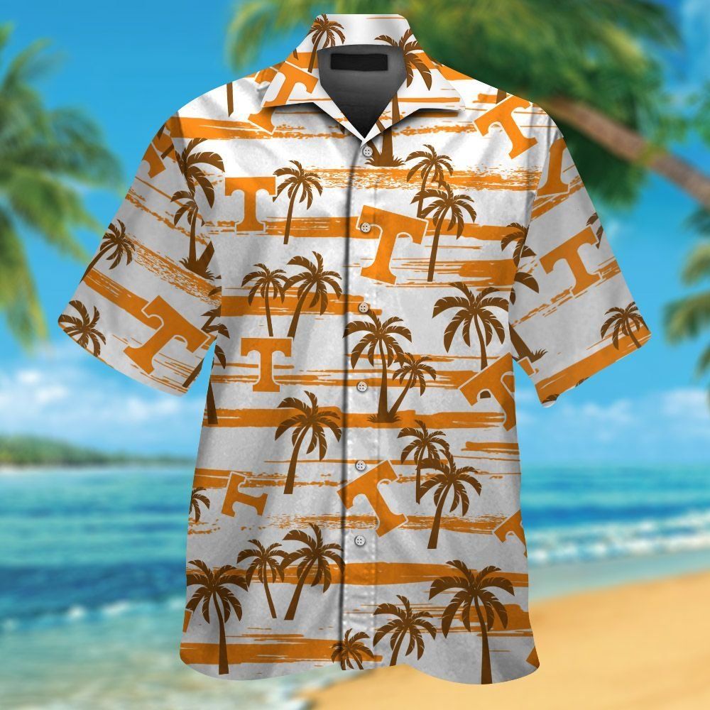 Tennessee Volunteers Short Sleeve Button Up Tropical Hawaiian Shirt VER03