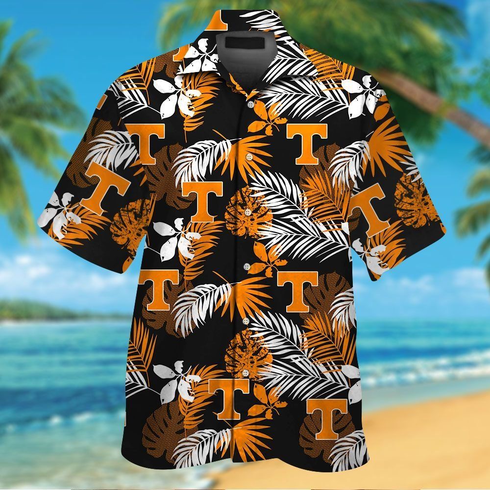 Tennessee Volunteers Short Sleeve Button Up Tropical Hawaiian Shirt VER06 Trendy Aloha