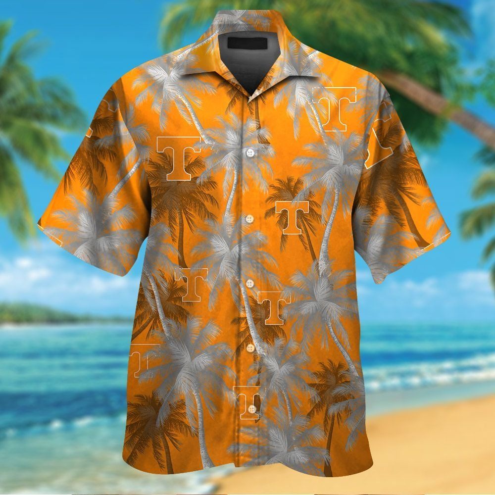 Tennessee Volunteers Short Sleeve Button Up Tropical Hawaiian Shirt VER07 Trendy Aloha