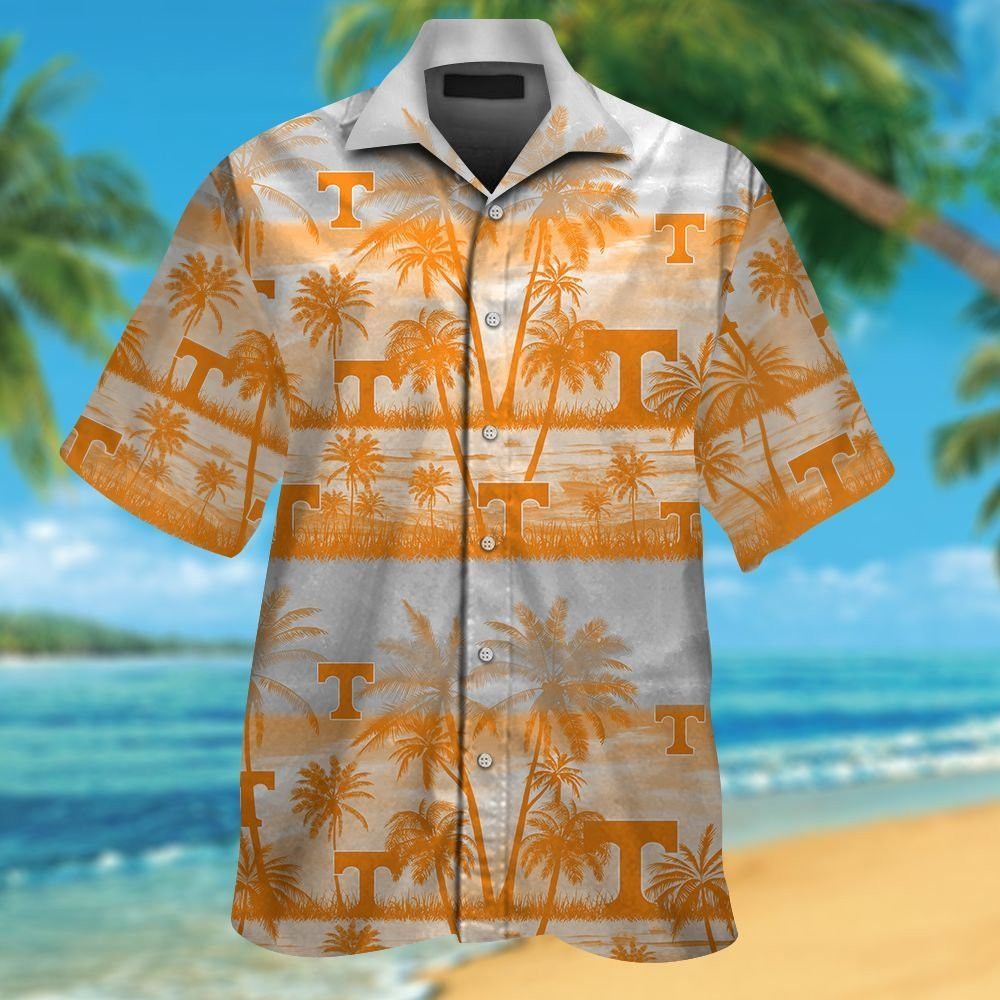 Tennessee Volunteers Short Sleeve Button Up Tropical Hawaiian Shirt VER08