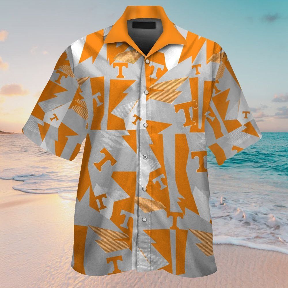 Tennessee Volunteers Short Sleeve Button Up Tropical Hawaiian Shirt VER09
