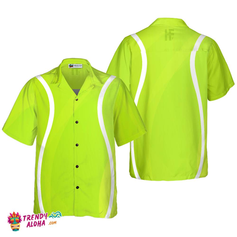 Tennis Ball Color Hawaiian Shirt