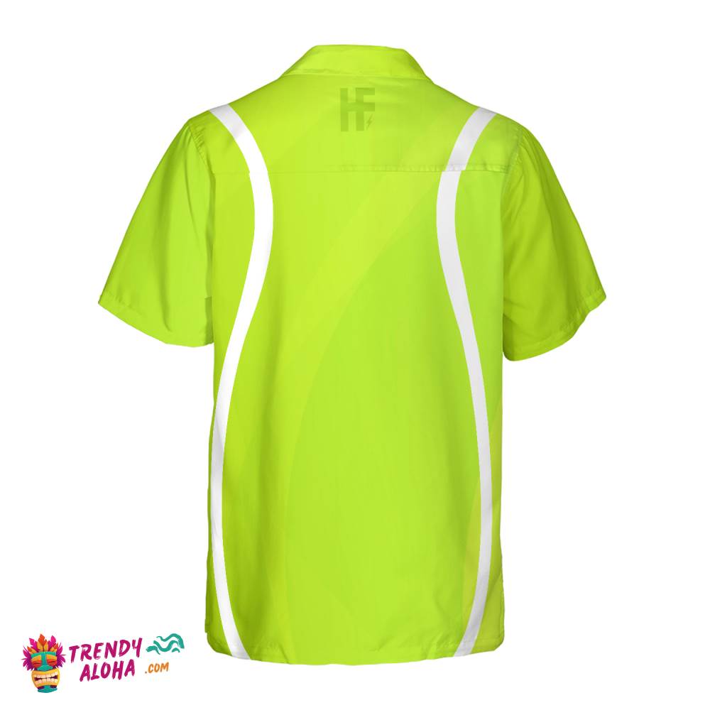 Tennis Ball Color Hawaiian Shirt