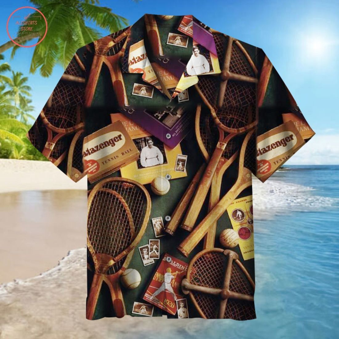 Tennis Collision Memorable Moments Theme Unique Hawaiian Shirt