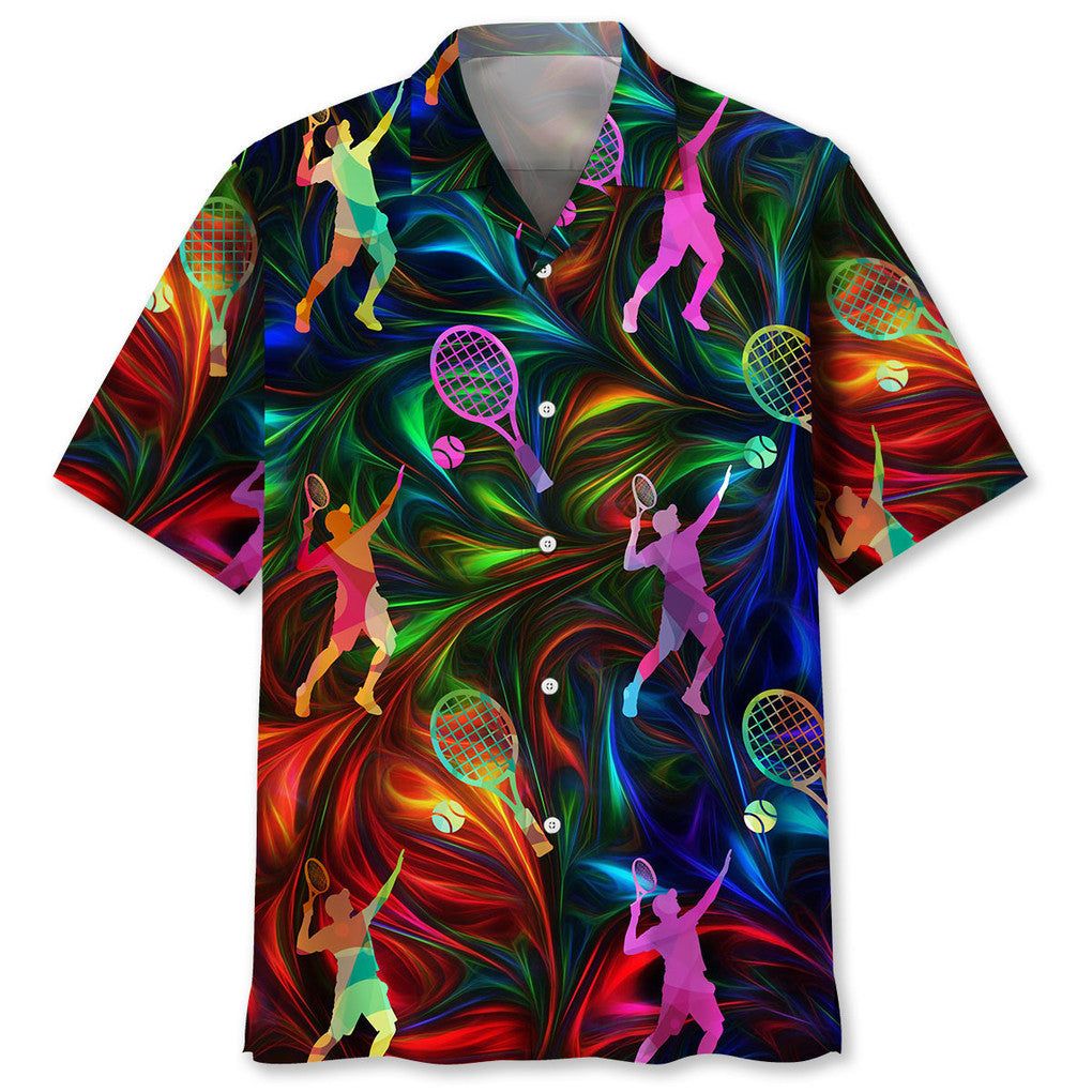 Tennis Color Hawaii Shirt