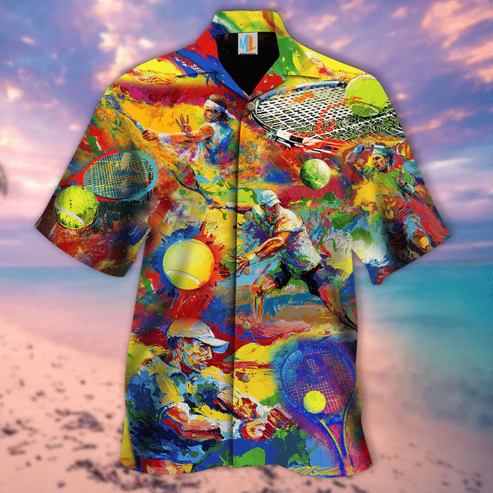 Tennis Court Adventures Await with This Tropical Shirt
