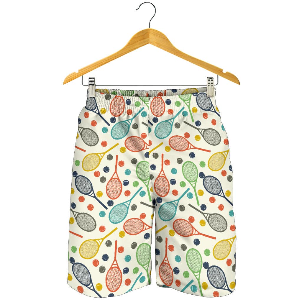 Tennis Pattern Print Design 03 For Men Women Kid Shorts
