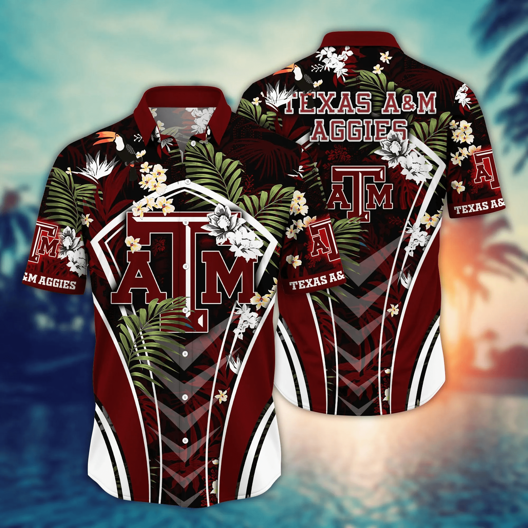 Texas A&Amp;M Aggies NCAA Hawaiian Shirt Beach Balls Aloha Shirt Texas A&Amp;M Aggies NCAA Hawaiian Shirt Beach Balls Aloha Shirt