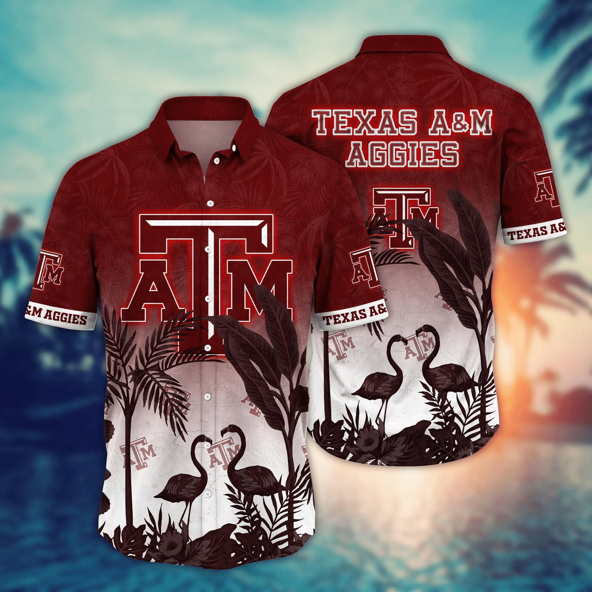 Texas A&Amp;M Aggies NCAA Hawaiian Shirt Brightnesstime Aloha Shirt Texas A&Amp;M Aggies NCAA Hawaiian Shirt Brightnesstime Aloha Shirt