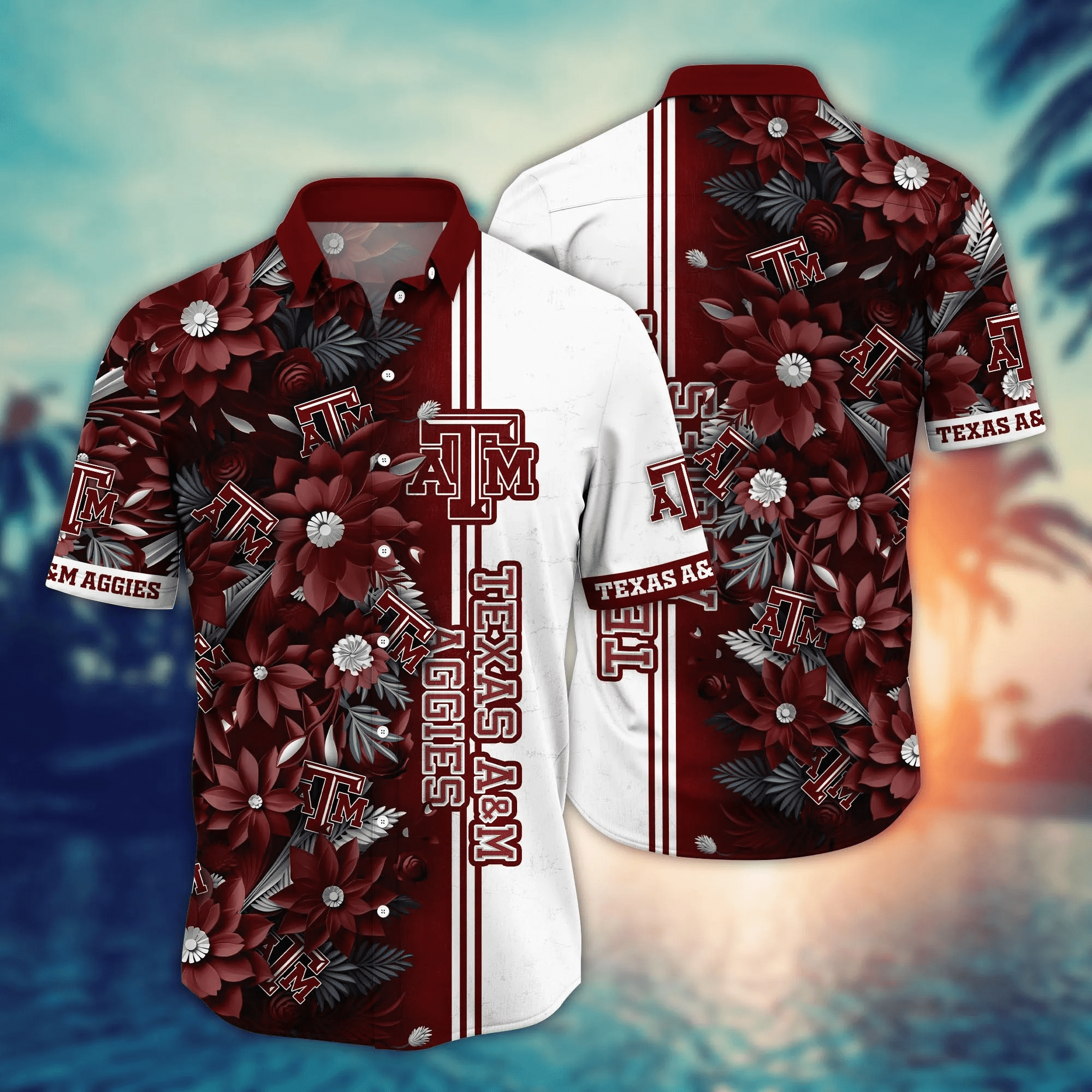 Texas A&Amp;M Aggies NCAA Hawaiian Shirt Custom Mosquito Bites Aloha Shirt Texas A&Amp;M Aggies NCAA Hawaiian Shirt Custom Mosquito Bites Aloha Shirt