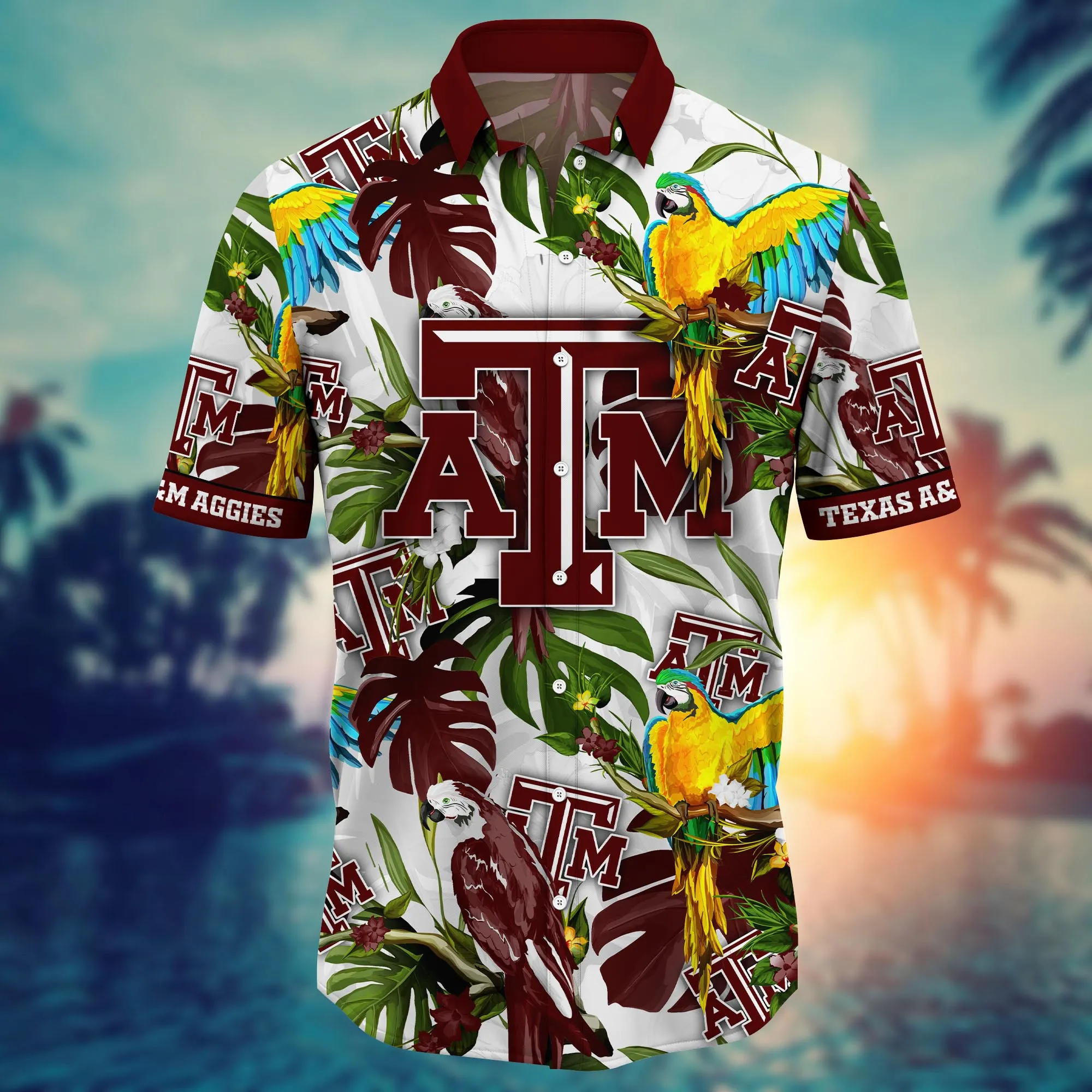 Texas A&Amp;M Aggies NCAA Hawaiian Shirt Summer Fruitstime Aloha Shirt
