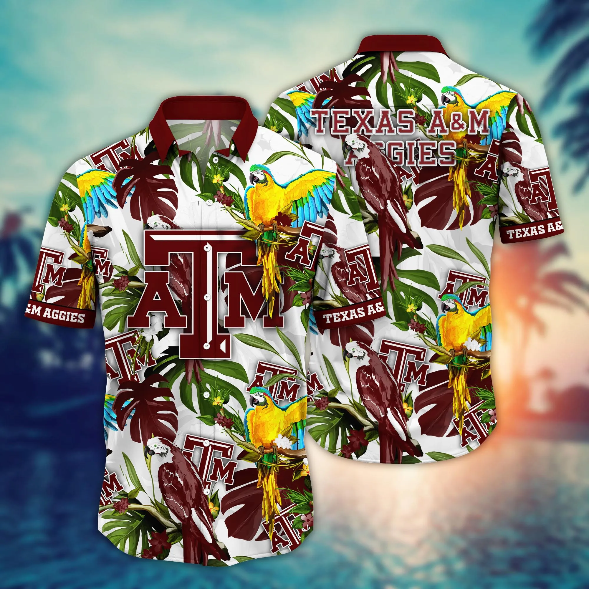 Texas A&Amp;M Aggies NCAA Hawaiian Shirt Summer Fruitstime Aloha Shirt Texas A&Amp;M Aggies NCAA Hawaiian Shirt Summer Fruitstime Aloha Shirt