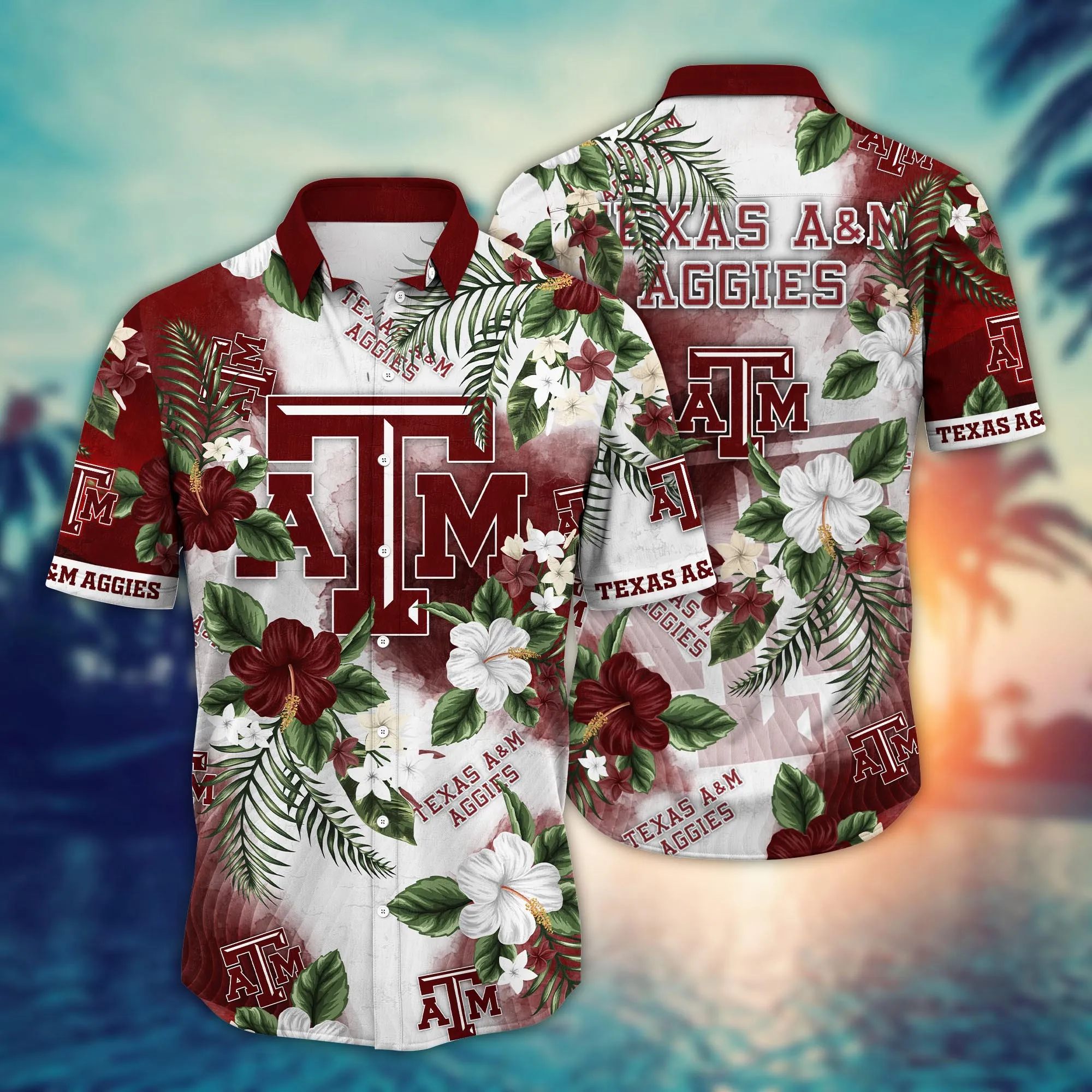 Texas A&Amp;M Aggies NCAA Hawaiian Shirt Sun-Uptime Soccer Fest Shirts Texas A&Amp;M Aggies NCAA Hawaiian Shirt Sun-Uptime Soccer Fest Shirts