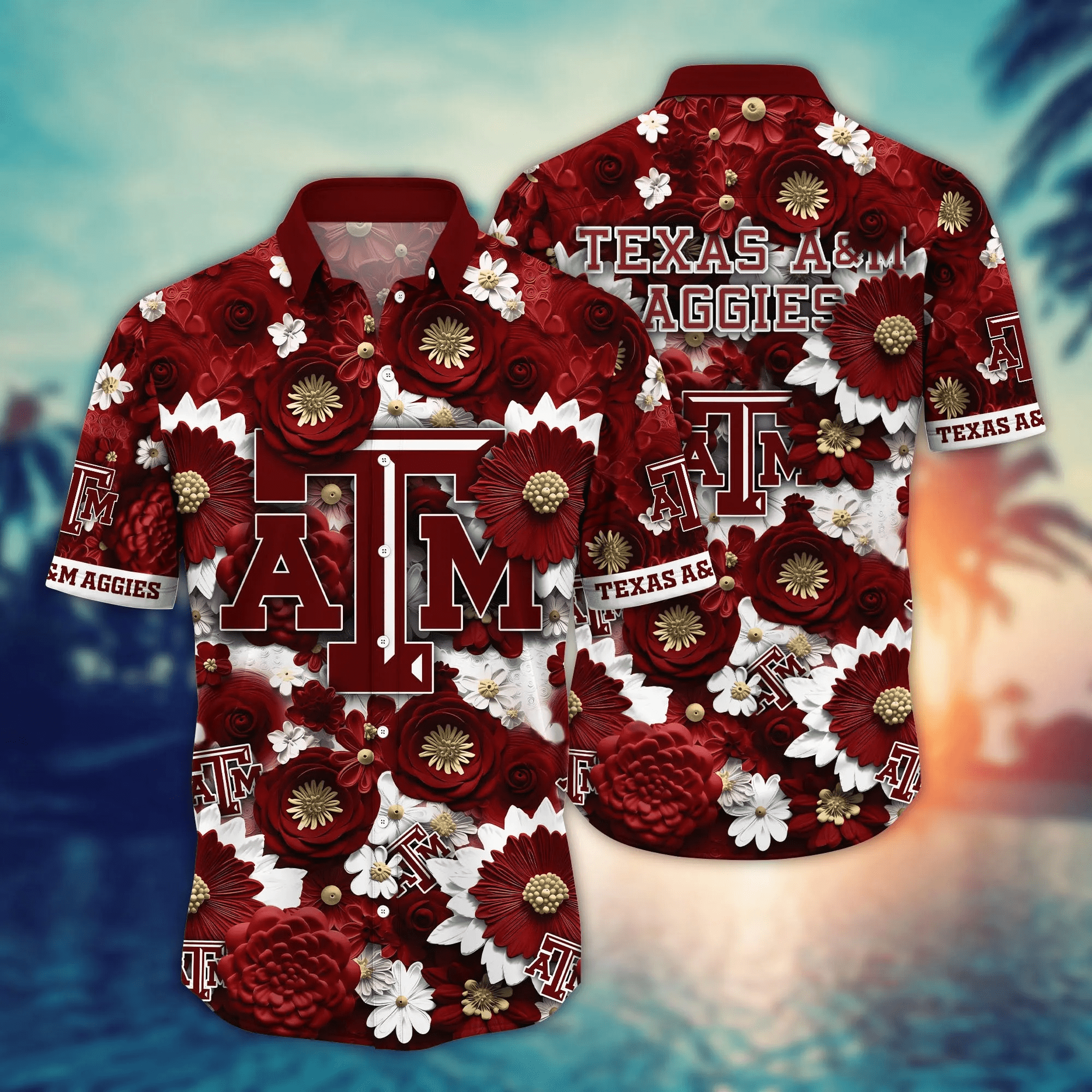 Texas A&Amp;M Aggies NCAA Hawaiian Shirt Trending For This Summer Customize Shirt Any Team