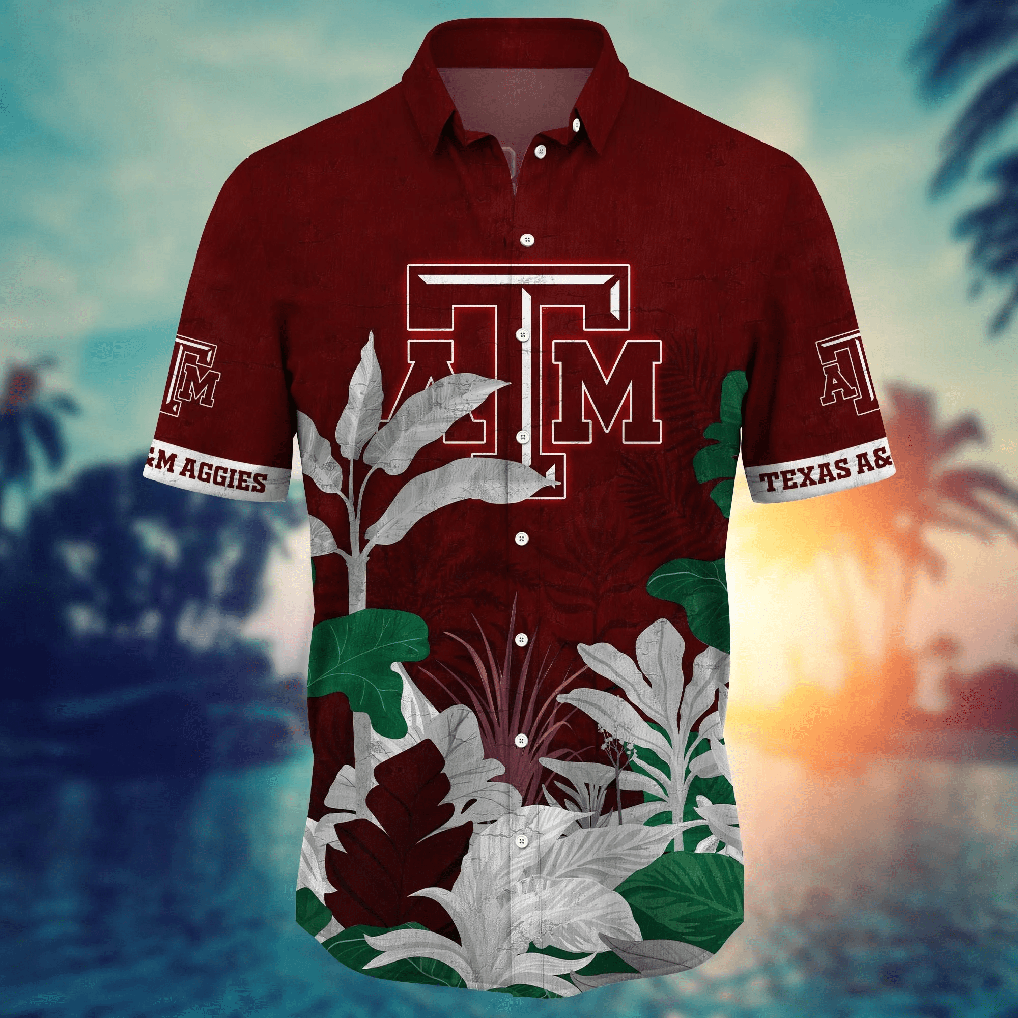 Texas A&Amp;M Aggies NCAA Hawaiian Shirt Warm Season Aloha Shirt