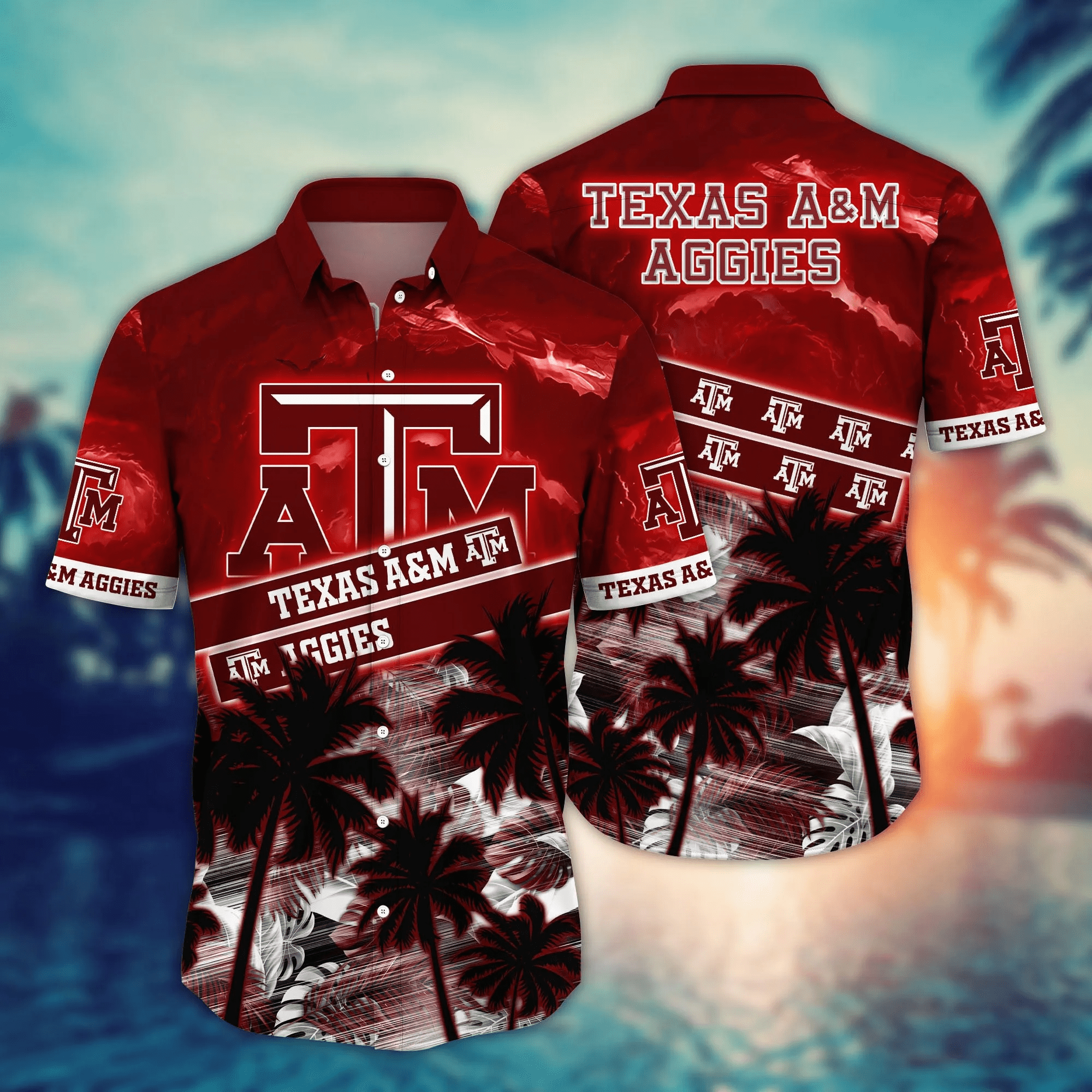 Texas A&M Aggies NCAA Hawaiian Shirt August Aloha Shirt