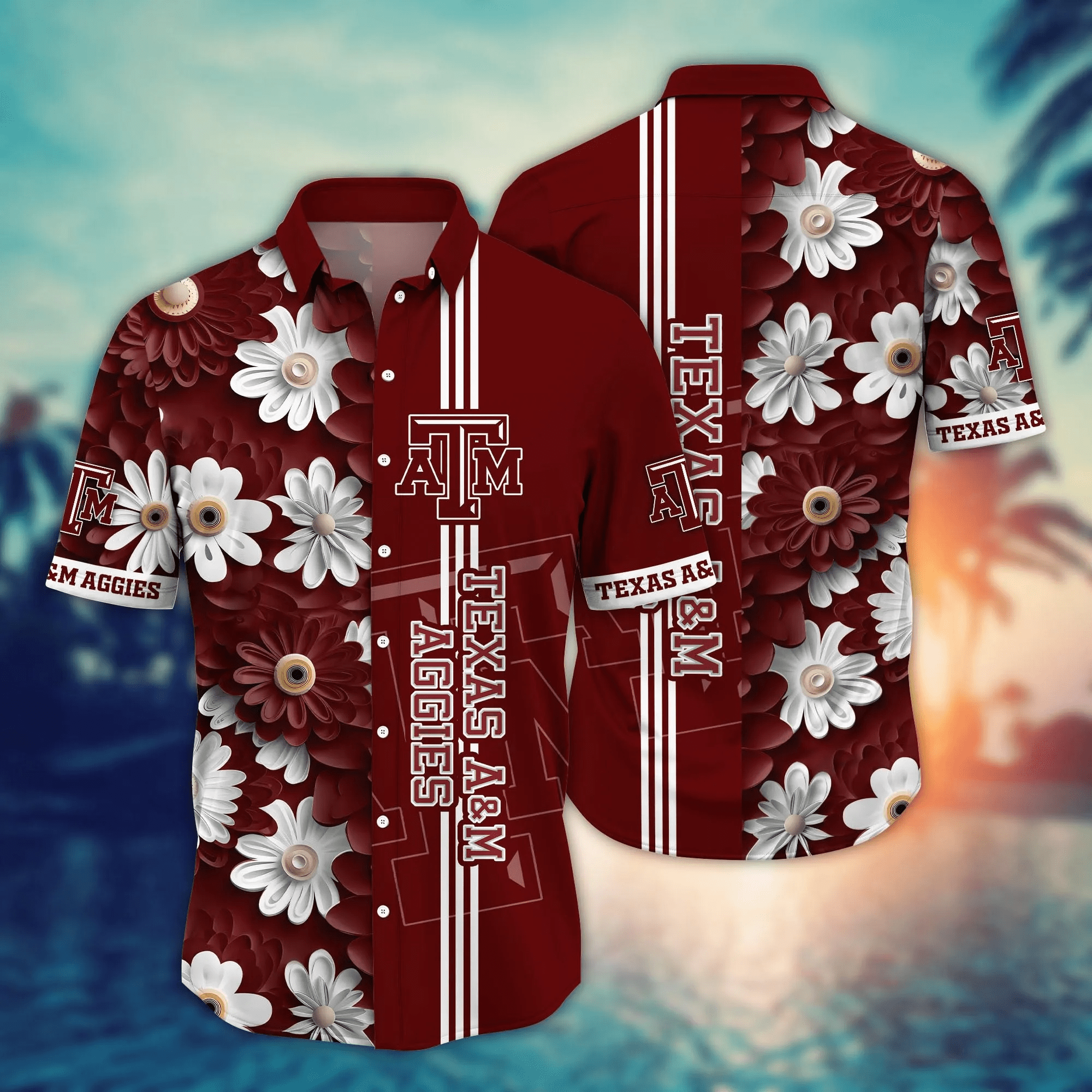 Texas A&M Aggies NCAA Hawaiian Shirt June Aloha Shirt