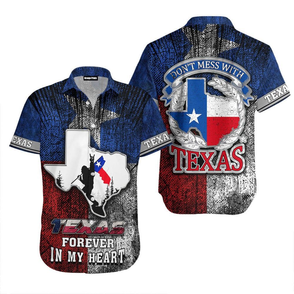 Texas Forever In My Heart Aloha Hawaiian Shirts For Men & For Women | Texas Forever In My Heart Aloha Hawaiian Shirts For Men & For Women |