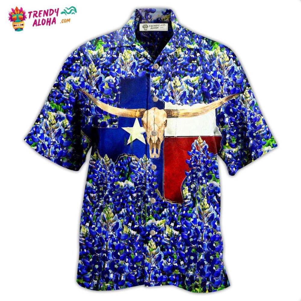 Texas Forever Texas Bluebonnet Hawaiian Shirt – Trendy Aloha Texas Forever Texas Bluebonnet Hawaiian Shirt – Trendy Aloha