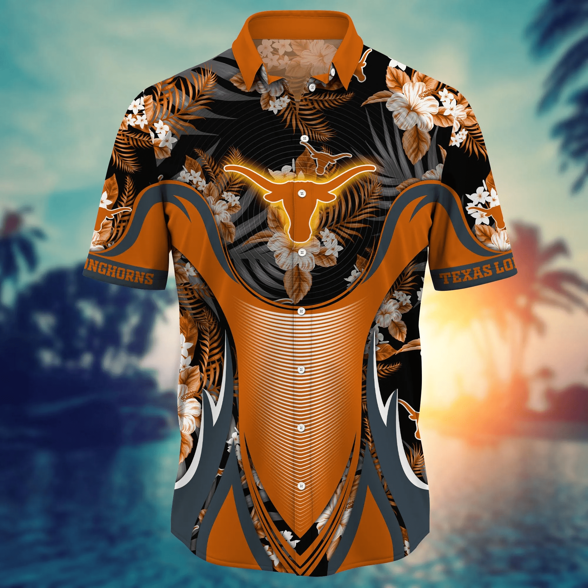 Texas Longhorns NCAA Hawaiian Shirt Heat Aloha Shirt